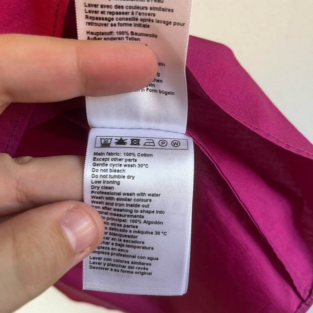 NWT BA&SH Paris Jamie Top in Fuchsia Size XS - Picture 9 of 10